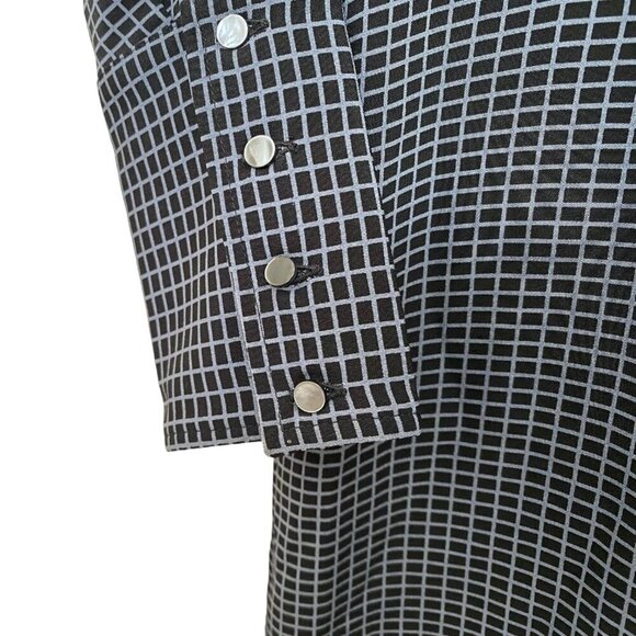 Maison Margiela Geometric Midi Silk Shirt Dress - Picture 4 of 8